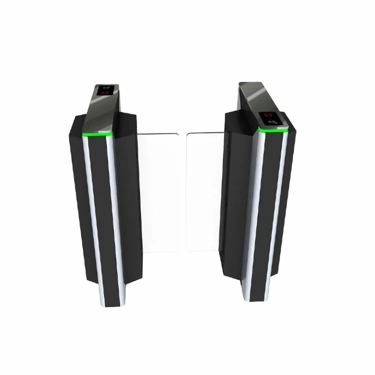 Tempered glass sliding gate